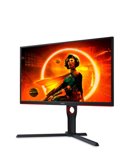 AOC G3 25G3ZM BK pantalla para PC 62,2 cm (24.5") 1920 x 1080 Pixeles Full HD Negro, Rojo