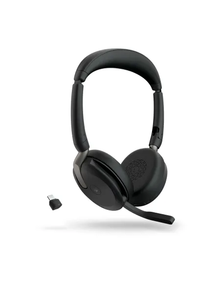 Jabra Evolve2 65 Flex Auriculares Inalámbrico y alámbrico Diadema Oficina Centro de llamadas Bluetooth Negro