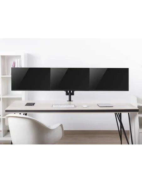 Equip Soporte de sobremesa para monitor triple de 17"-27