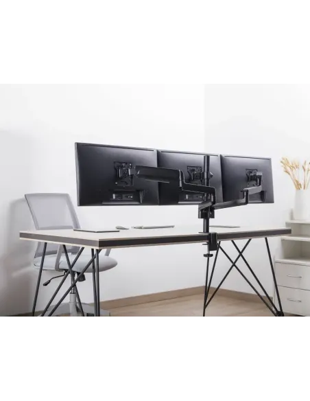 Equip Soporte de sobremesa para monitor triple de 17"-27