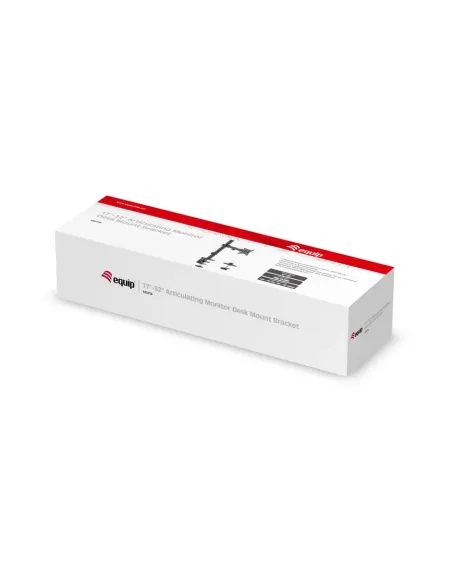 Equip Soporte de escritorio articulado para monitor de 17«-32», negro