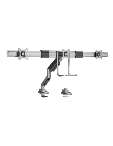 Equip Soporte de sobremesa para monitor triple de 17"-27