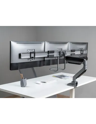 Equip Soporte de sobremesa para monitor triple de 17"-27
