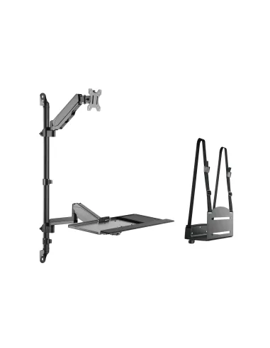 Equip Estación de trabajo mural con un solo monitor de 17"-32