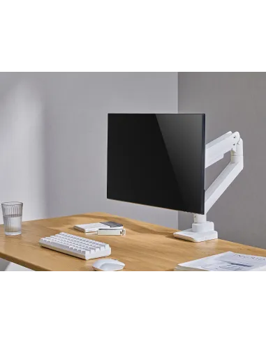 Equip Soporte de escritorio para monitor de 17«-49», blanco