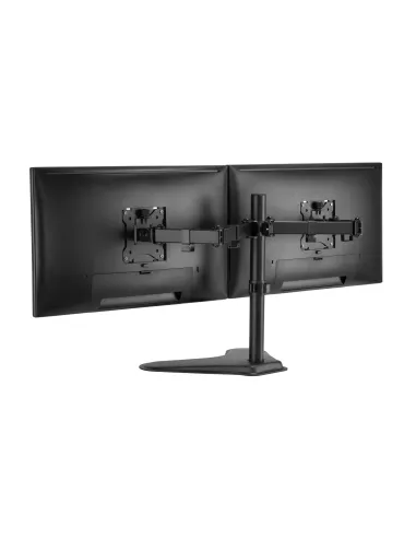 Equip Soporte de sobremesa económico para dos monitores de 17"-32