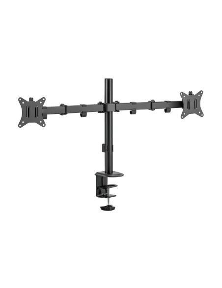 Equip Soporte de escritorio articulado para dos monitores de 17«-32», negro