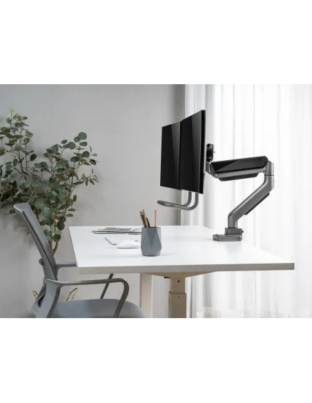Equip Soporte de sobremesa para dos monitores de 17"-32