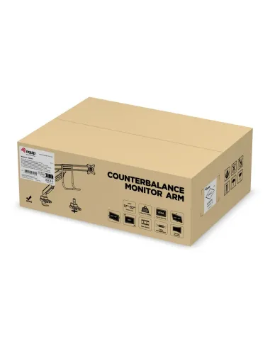 Equip Soporte de sobremesa para dos monitores de 17"-32