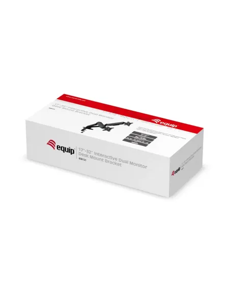 Equip Soporte de sobremesa para dos monitores interactivos de 17"-32