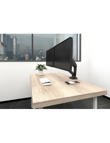 Equip Soporte de sobremesa para dos monitores interactivos de 17"-32