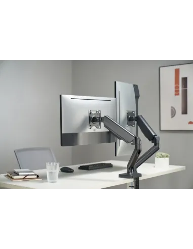Equip Soporte de sobremesa para dos monitores interactivos de 17"-32