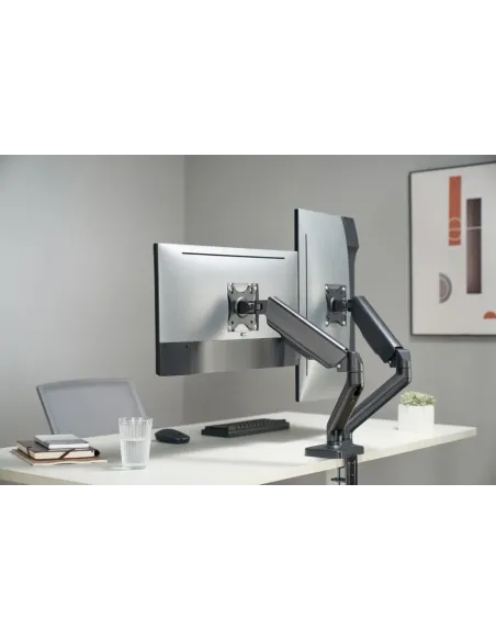 Equip Soporte de sobremesa para dos monitores interactivos de 17"-32