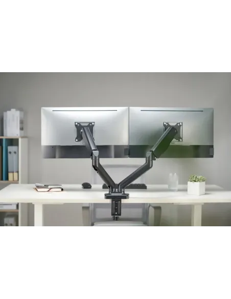 Equip Soporte de sobremesa para dos monitores interactivos de 17"-32