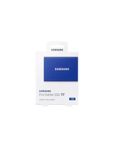 Samsung Portable SSD T7 1 TB USB Tipo C 3.2 Gen 2 (3.1 Gen 2) Azul