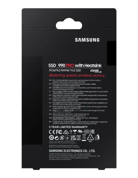 Samsung 990 PRO 2 TB M.2 PCI Express 4.0 NVMe V-NAND MLC