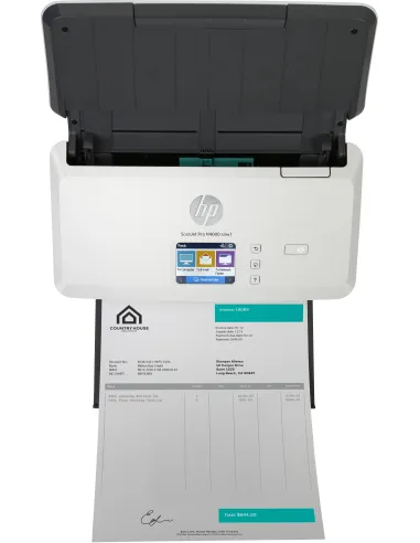 HP Scanjet Pro N4000 snw1 Sheet-feed Scanner Escáner alimentado con hojas 600 x 600 DPI A4 Negro, Blanco