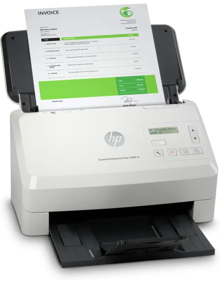 HP Scanjet Enterprise Flow 5000 s5 Escáner alimentado con hojas 600 x 600 DPI A4 Blanco
