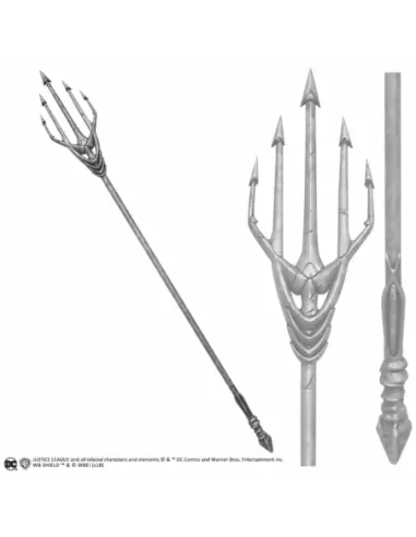 Replica the noble collection dc justice league tridente aquaman escala 1 - 1 186 cm