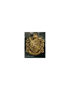 Escudo de pared the noble collection harry potter casa hufflepuff resina 20 x 28 cm