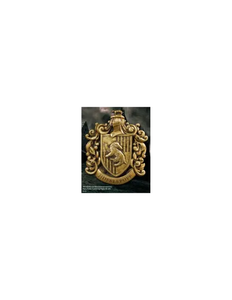 Escudo de pared the noble collection harry potter casa hufflepuff resina 20 x 28 cm