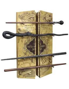 Replica the noble collection mapa del merodeador coleccion 4 varitas en expositor harry potter