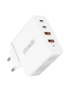 Cargador tipo c 100w gan phoenix universal para portatil tablet o smartphone carga rapida