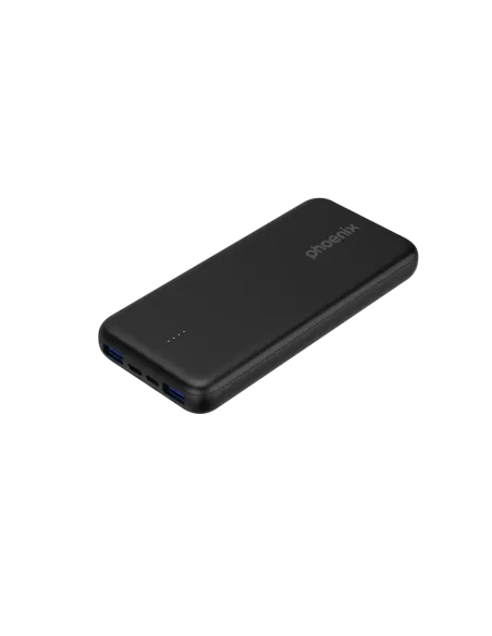Phoenix powerbank batería externa 10000mah con 2 usb carga rapida y 1 usb tipo c pd