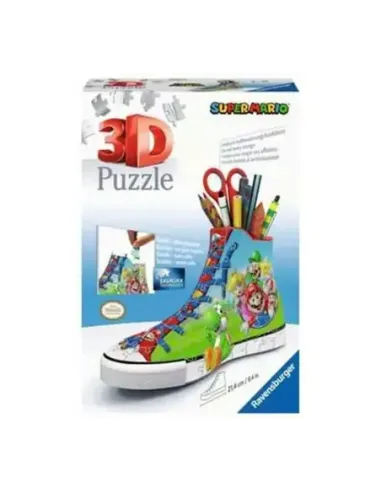 Puzzle 3d ravensburger sneaker -  super mario