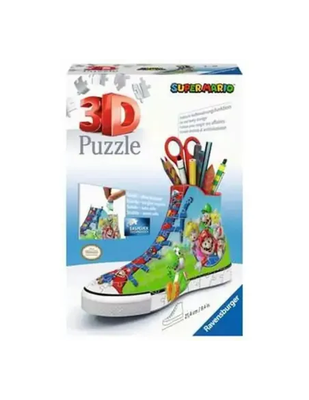 Puzzle 3d ravensburger sneaker -  super mario
