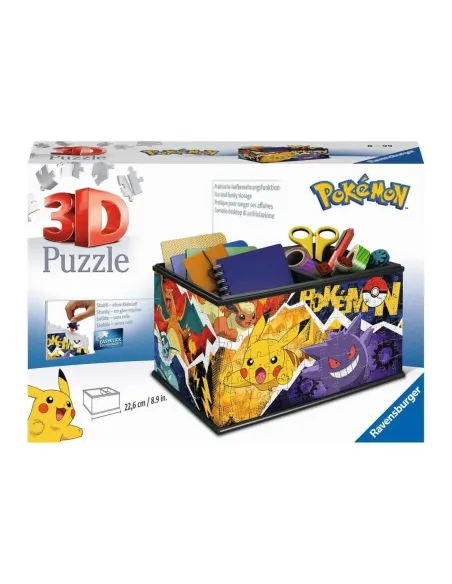 Puzzle 3d ravensburger storage box -  pokemon
