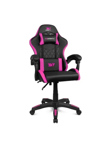 Silla gaming drift dr35 negra - fucsia