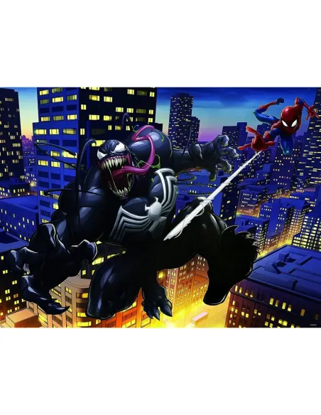 Puzle lenticular prime 3d 500 piezas marvel spiderman & venom