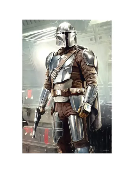 Puzle lenticular prime 3d 200 piezas the mandalorian el mandaloriano mando