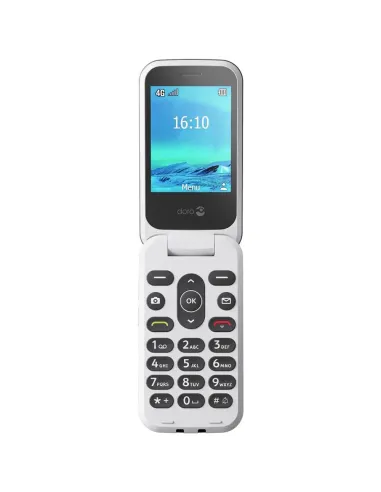 Telefono movil doro 2880 4g blanco y negro