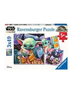 Puzzle ravensburger the mandalorian: baby yoda 3x49