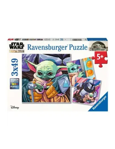 Puzzle ravensburger the mandalorian: baby yoda 3x49