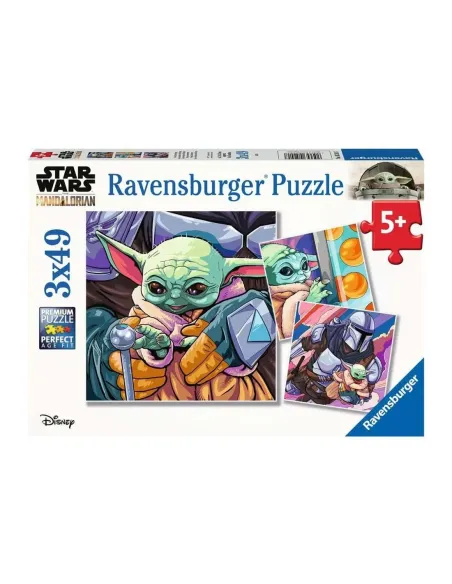Puzzle ravensburger the mandalorian: baby yoda 3x49