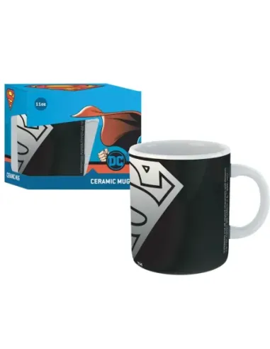Taza gb eye ceramica dc comic superman estilo negro