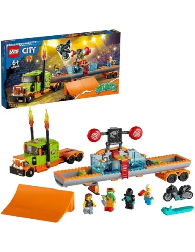 Lego city espectáculo acrobático camión