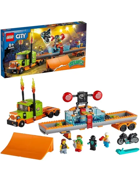 Lego city espectáculo acrobático camión