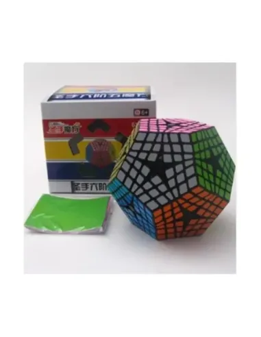 Cubo de rubik shengshou elite kilominx 6x6x6 negro