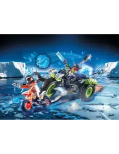 Playmobil espias rebeldes del artico triciclo de hielo