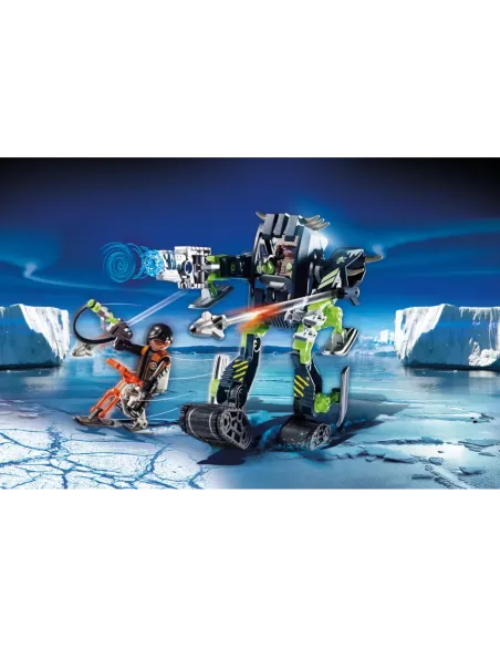Playmobil espias rebeldes del artico robot de hielo