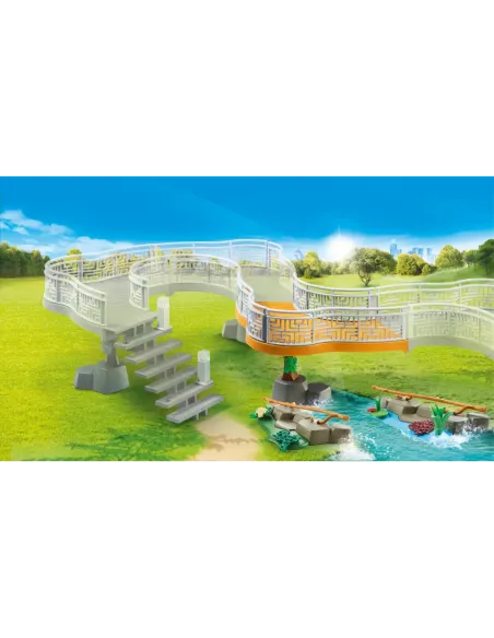 Playmobil diversion en familia extension plataforma de observacion zoo