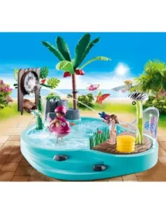 Playmobil piscina divertida con rociador de agua