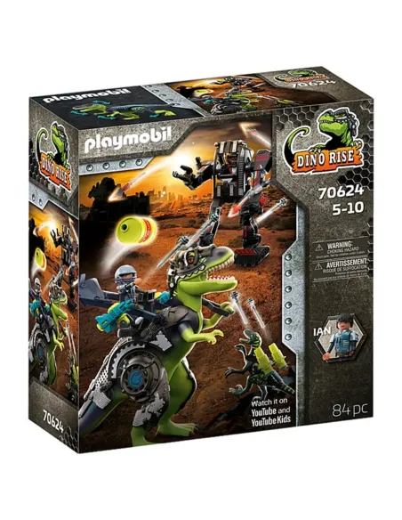 Playmobil t - rex: batalla de los gigantes