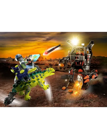 Playmobil saichania: defensa del luchador