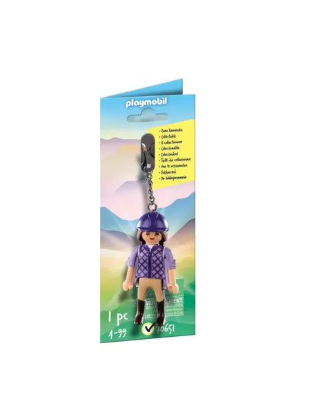 Playmobil llavero jinete