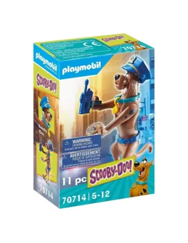 Playmobil scooby - doo! figura coleccionable policia